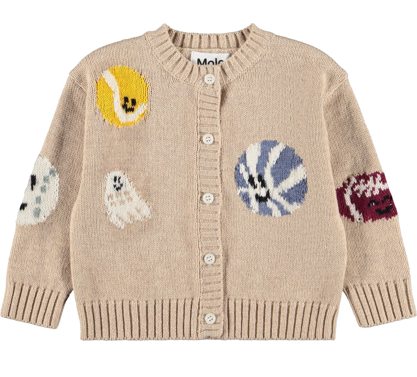 MOLO Breeze Cardigan & Pants Set - Fuzz Ball Sandy
