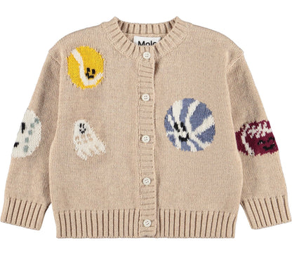 MOLO Breeze Cardigan & Pants Set - Fuzz Ball Sandy