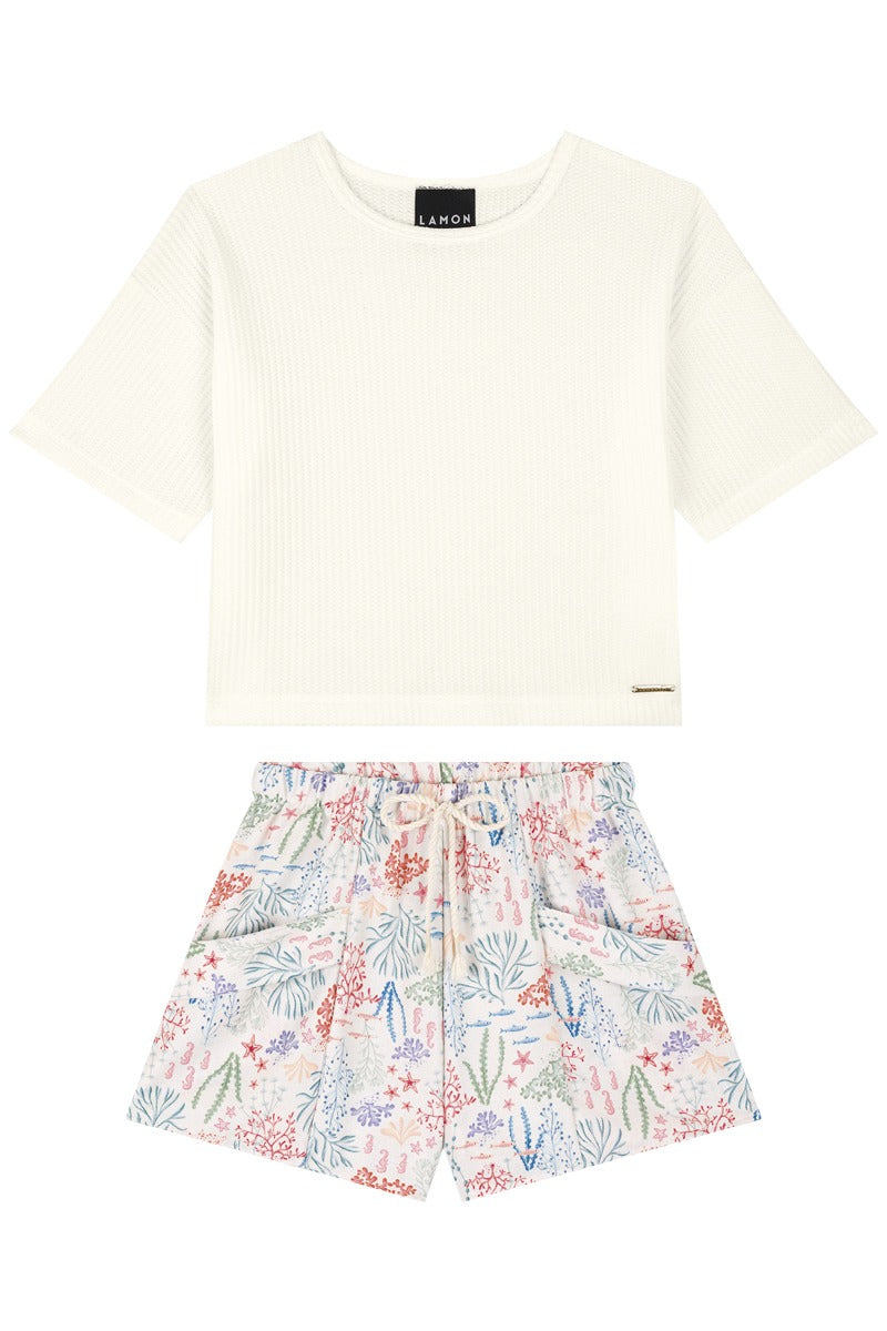 LAMON Girls Top & Shorts Set 70216