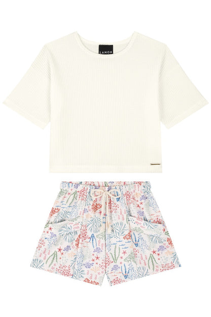 LAMON Girls Top & Shorts Set 70216