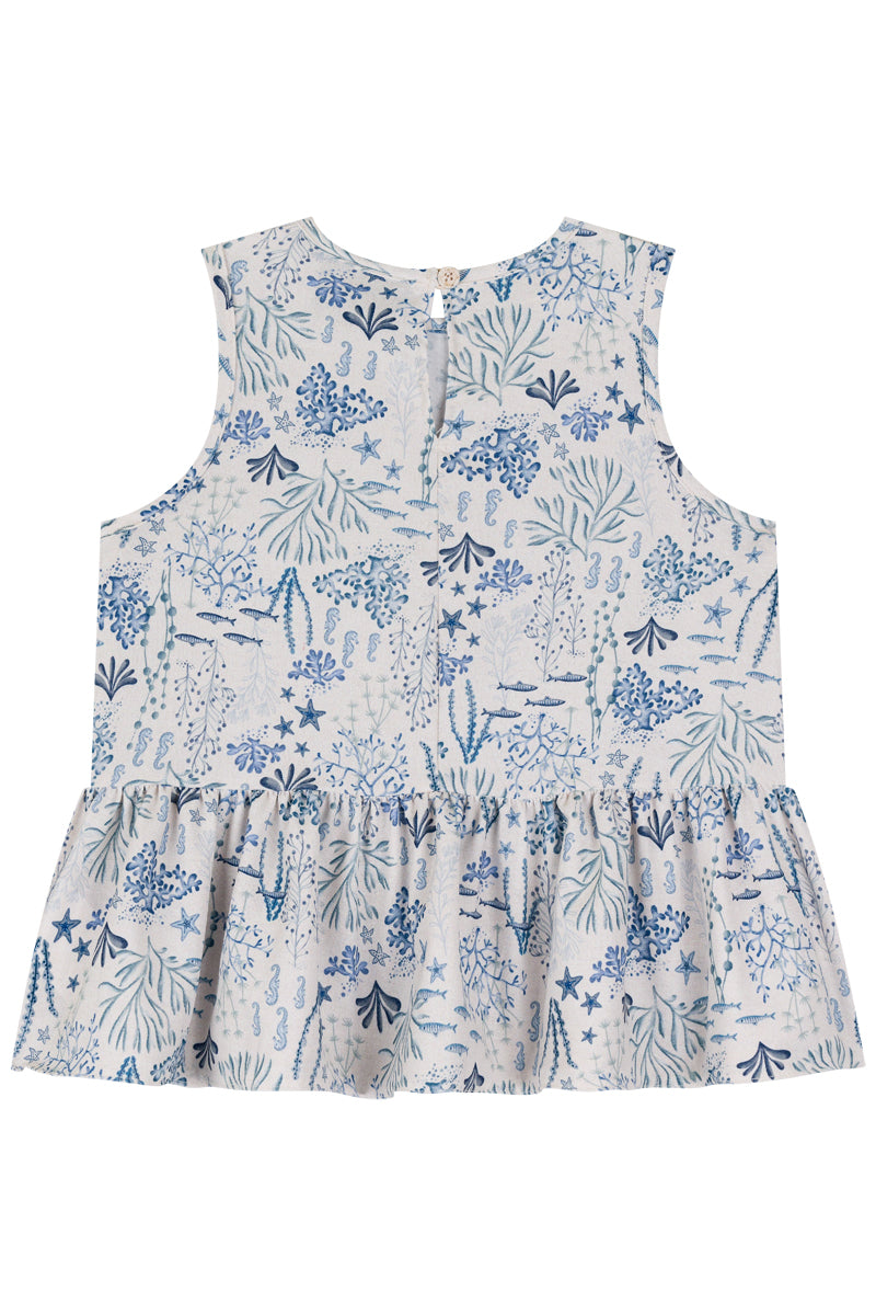 LAMON Girls Coral Top & Shorts Set 70218-AZ0028