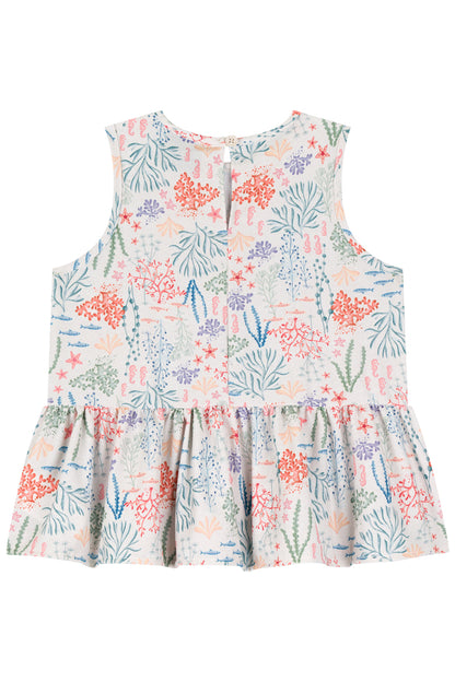 LAMON Girls Coral Top & Shorts Set 70218-VM0085