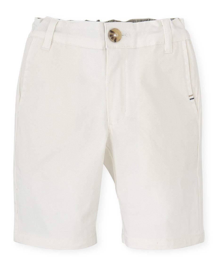 Tutto Piccolo Boys Chemical White Shorts 7335S24