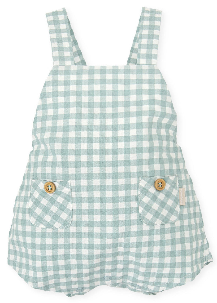 Tutto Piccolo Checkered Overalls 7401S24