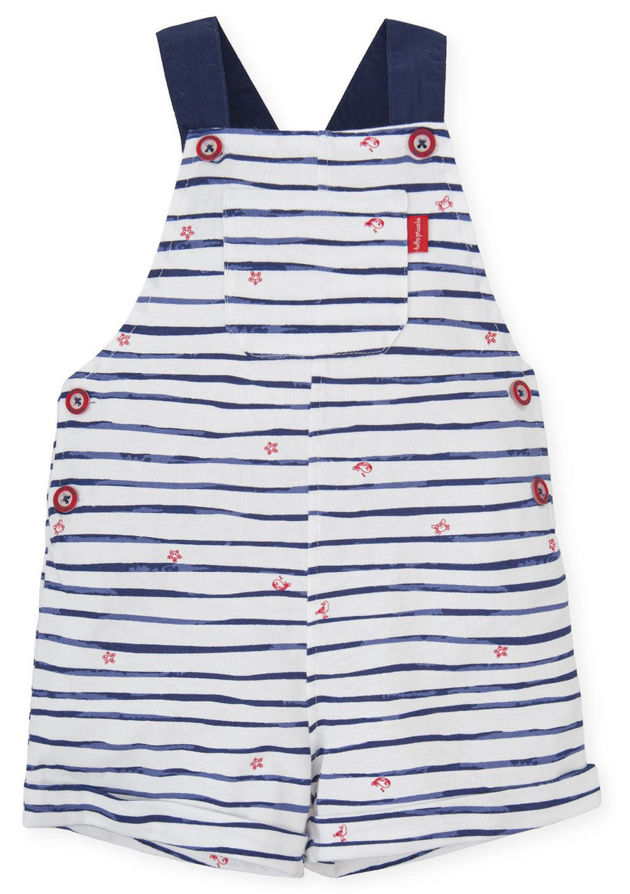 Tutto Piccolo Striped Romper 7487S24