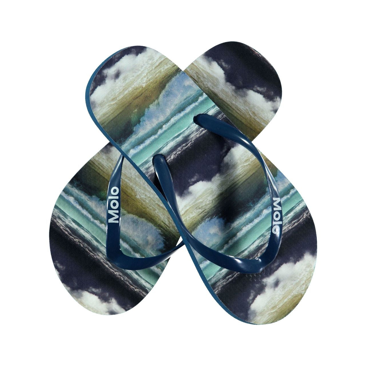 MOLO Zeppo FlipFlops - Ocean Stripe (7S18U201-4663) 