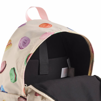 MOLO Mio Large Backpack - Funny Macarons