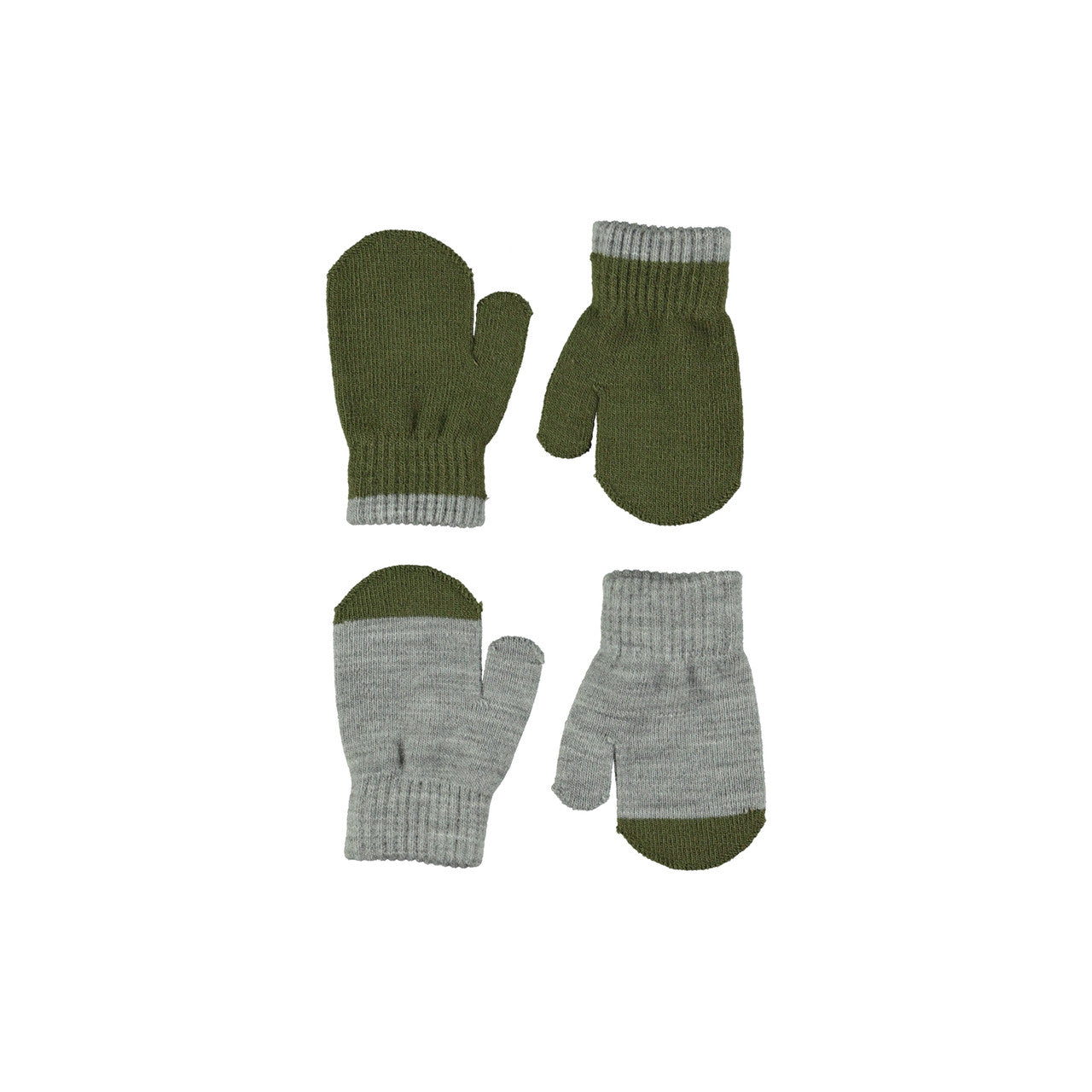 MOLO Kenny Mittens 2pk - Grey melange