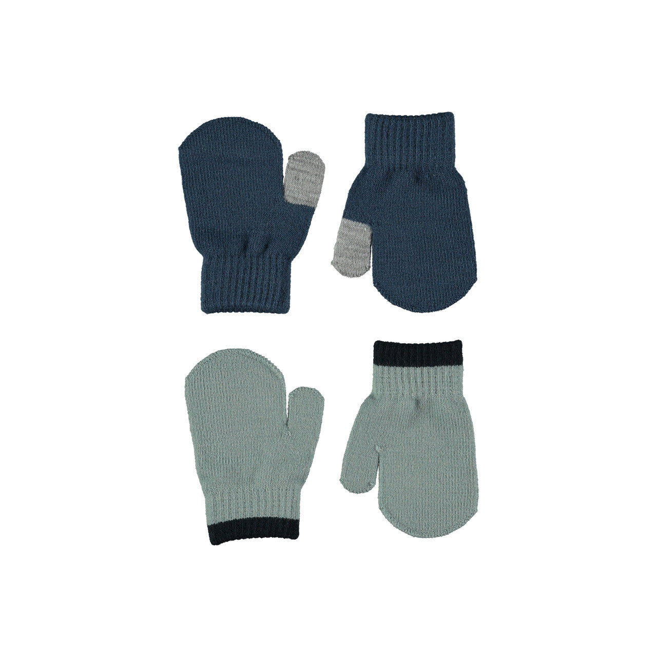 MOLO Kenny Mittens 2pk - Dark Denim