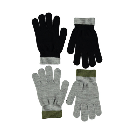 MOLO Kello 2Pk. Gloves -Grey melange (Grey melange)