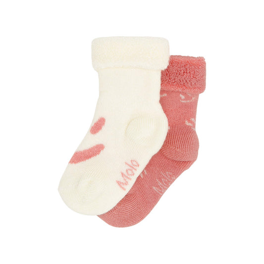 MOLO Nodda Socks 2pk. - Flamingo Plume