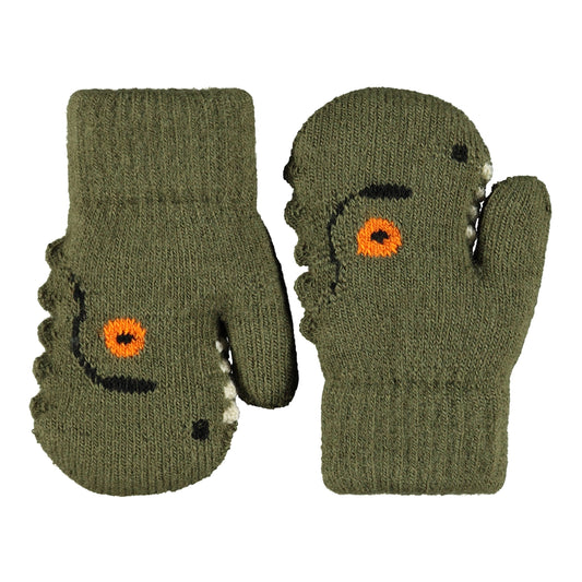 MOLO Kenau Mittens - Bark Green