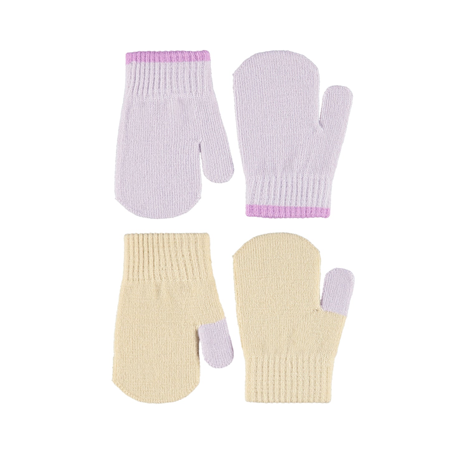 MOLO Kenny Mittens 2pk - Lilac Marble