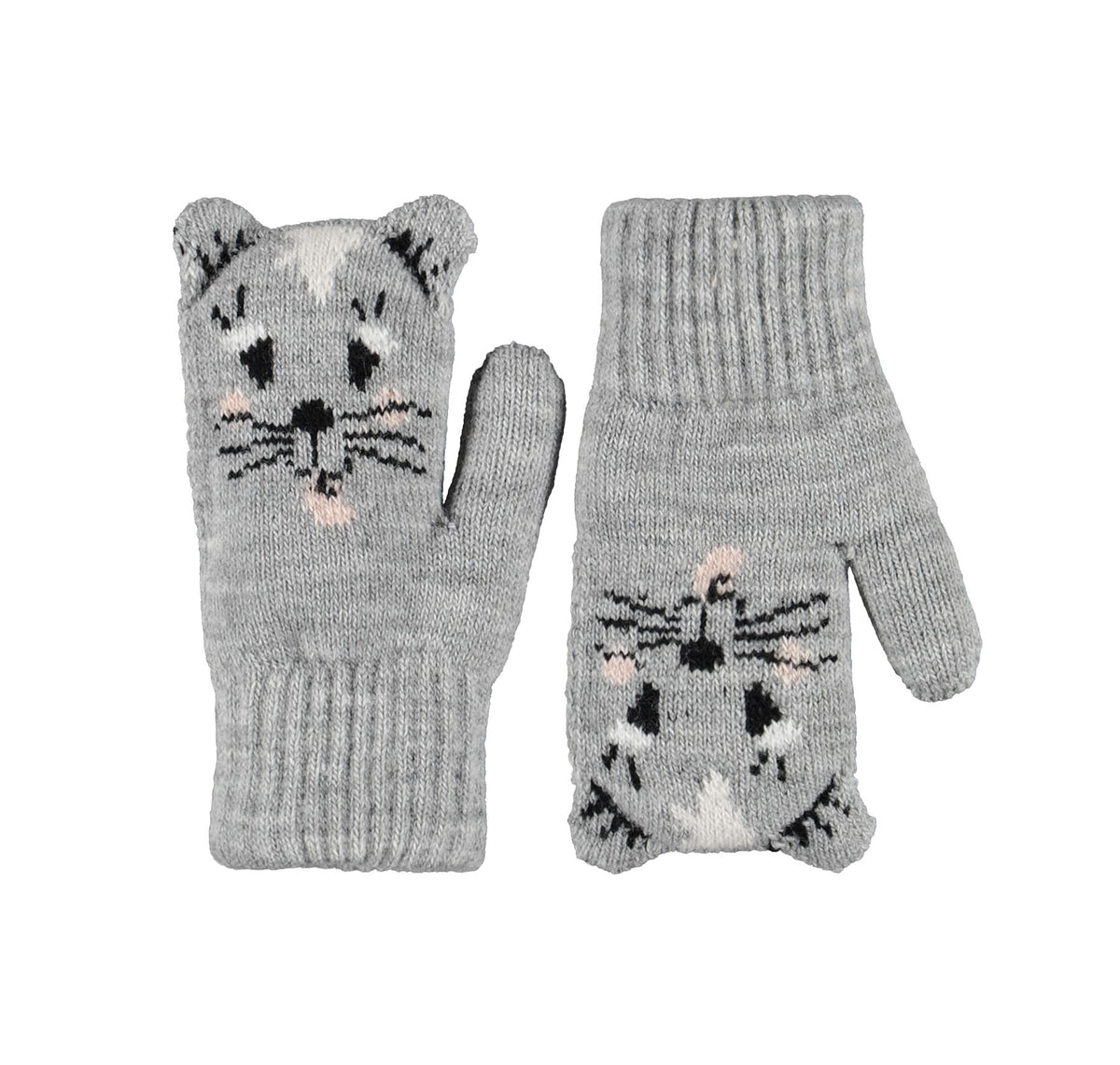 MOLO Kenau Mittens - Grey Melange