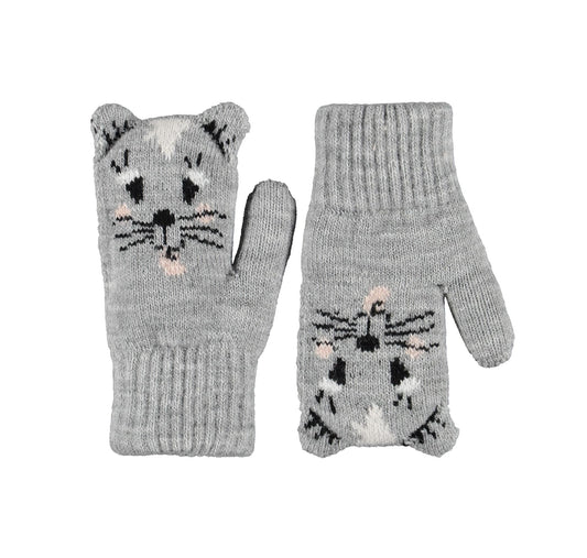 MOLO Kenau Mittens - Grey Melange