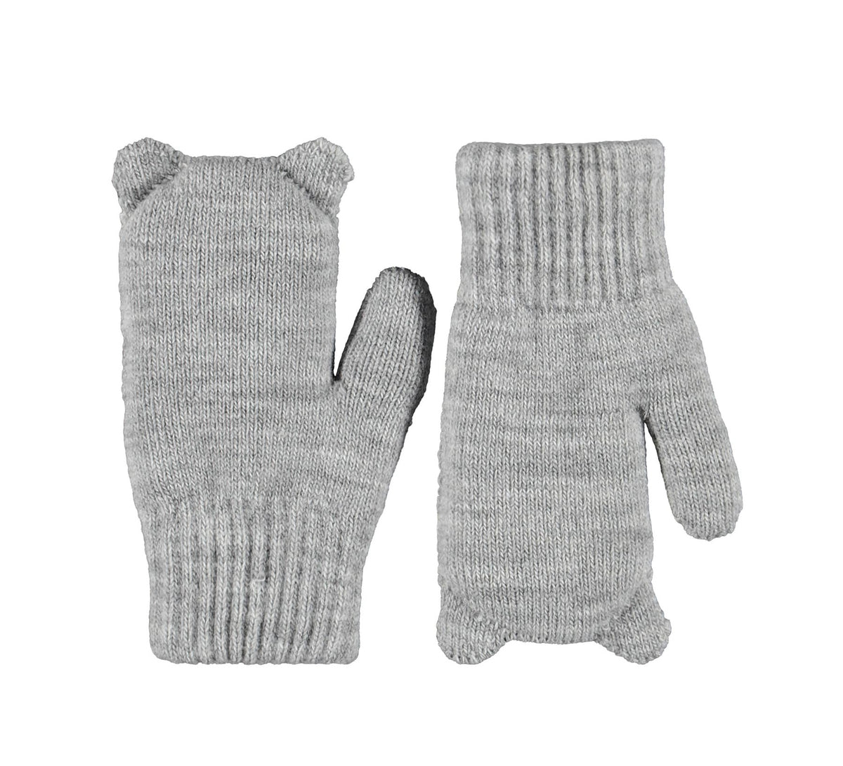MOLO Kenau Mittens - Grey Melange
