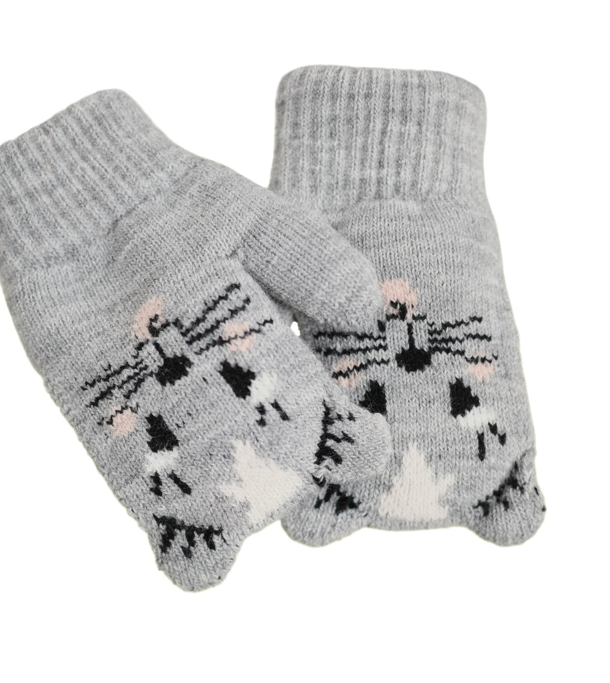 MOLO Kenau Mittens - Grey Melange