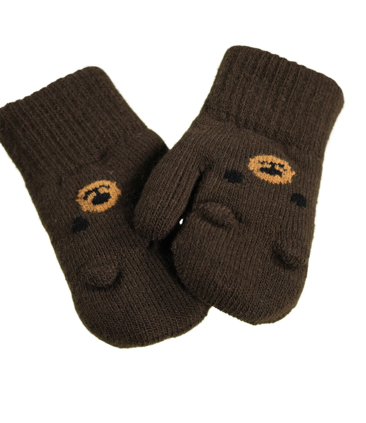 MOLO Kenau Mittens - Bark Brown