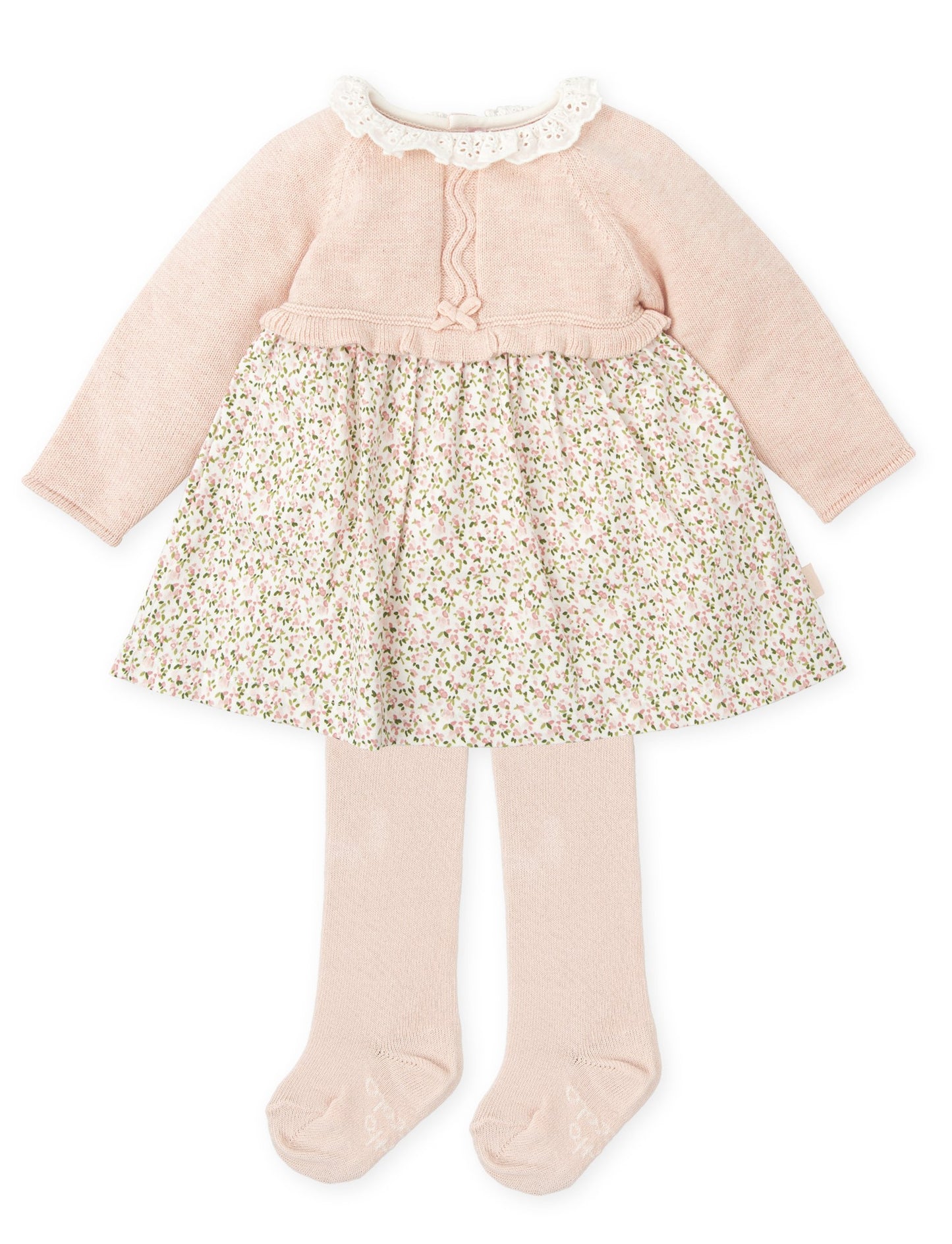 Tutto Piccolo Dress & Tights Set 8205W24 P03