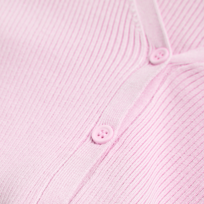CREAMIE Rose Pink Cardigan 823209 dress