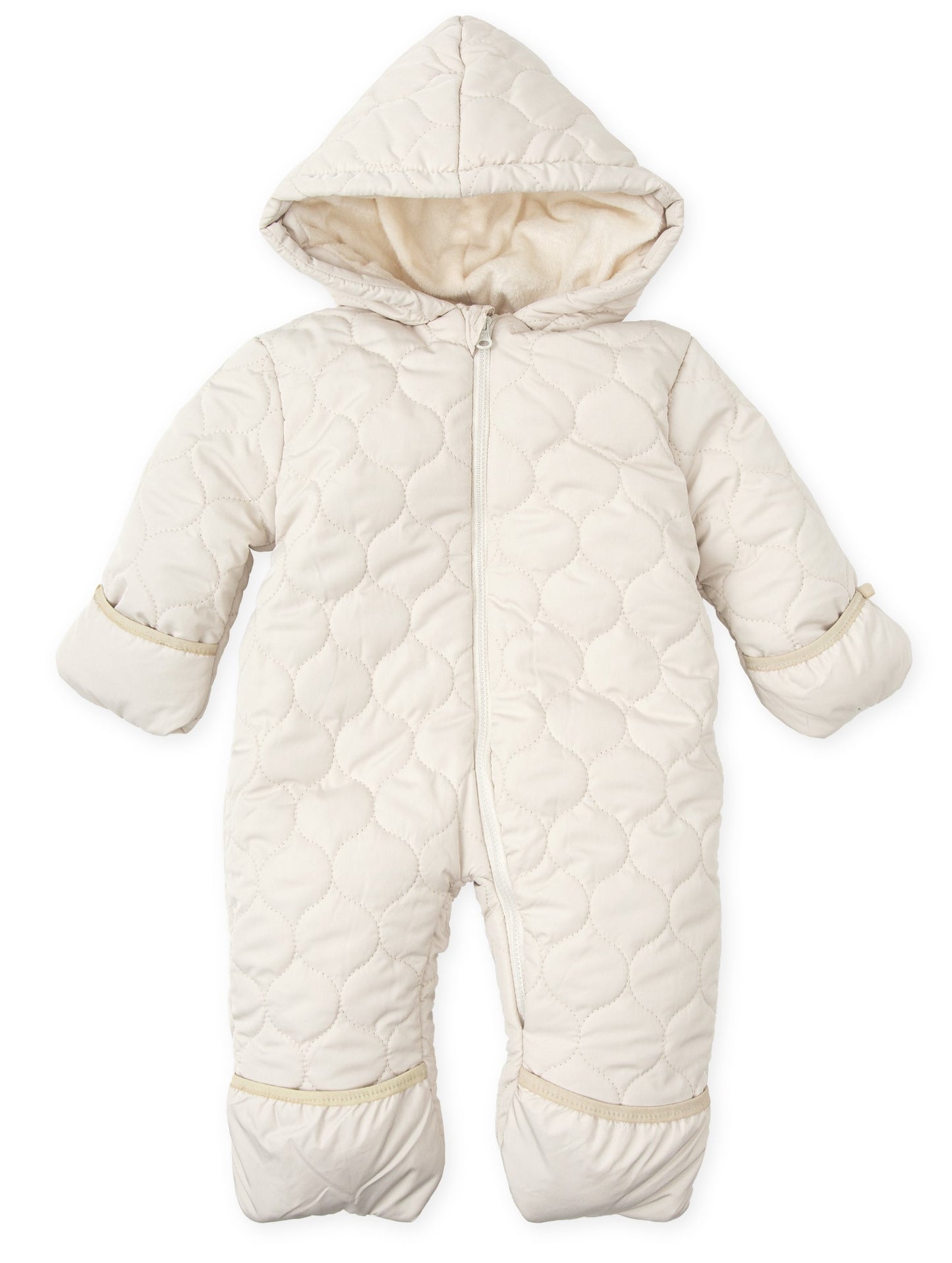 Tutto Piccolo Ivory Snowsuit  8502W24 E01