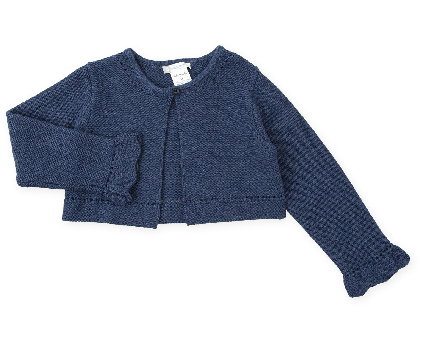 Tutto Piccolo Navy Cardigan 8535W24 B07