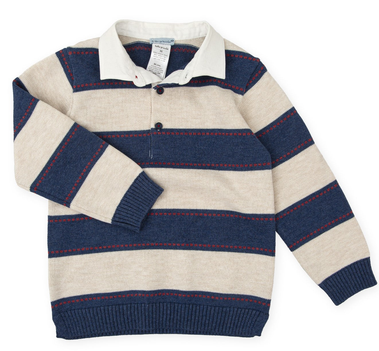 Tutto Piccolo Polo Sweater 8834W24 W01