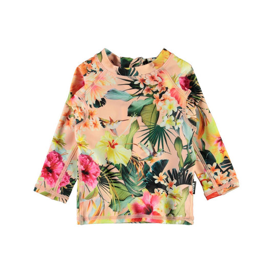  MOLO Nemo Rashguard - Hawaiian Flowers 