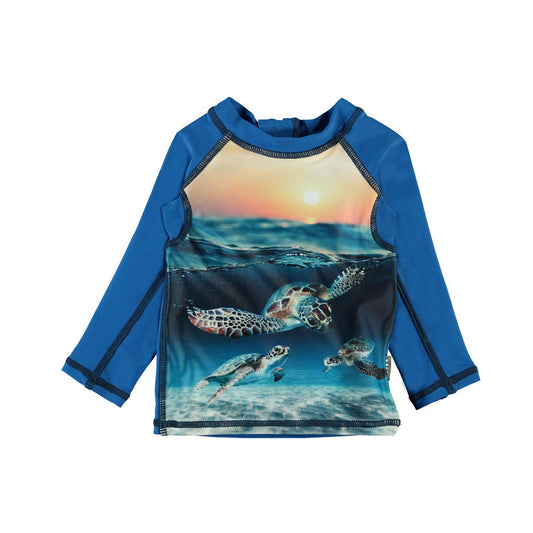 MOLO Nemo Rashguard - Sea Turtle Sunset 