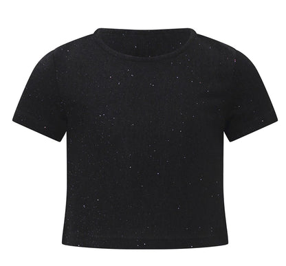 AKYTA Girls Sparkling Black Top 471627