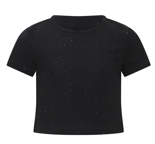 AKYTA Girls Sparkling Black Top 471627