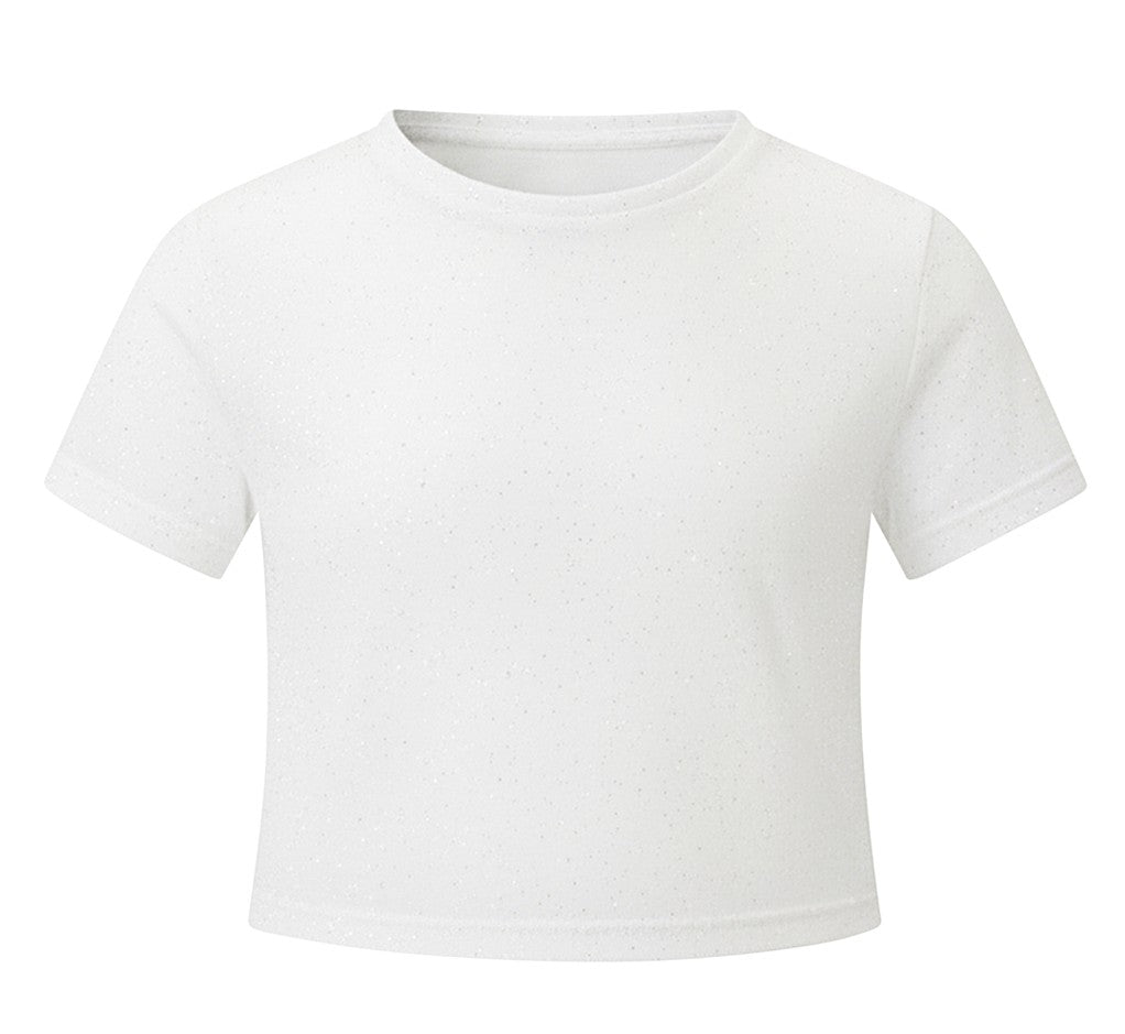AKYTA Girls Sparkling White Top 471627