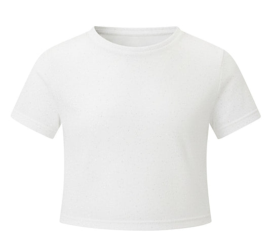 AKYTA Girls Sparkling White Top 471627