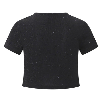 AKYTA Girls Sparkling Black Top 471627