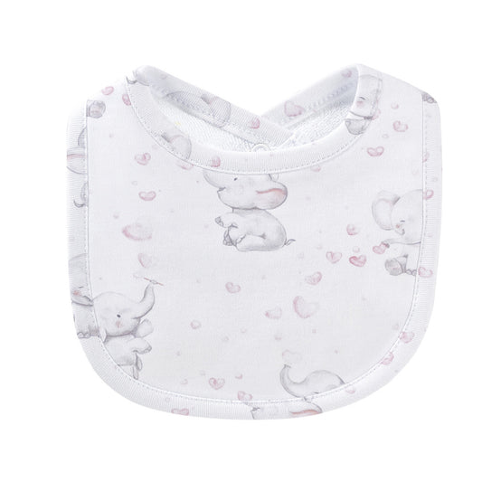 Baby Club Chick Bib - Bubbly Elephant Pink (BIB10080)