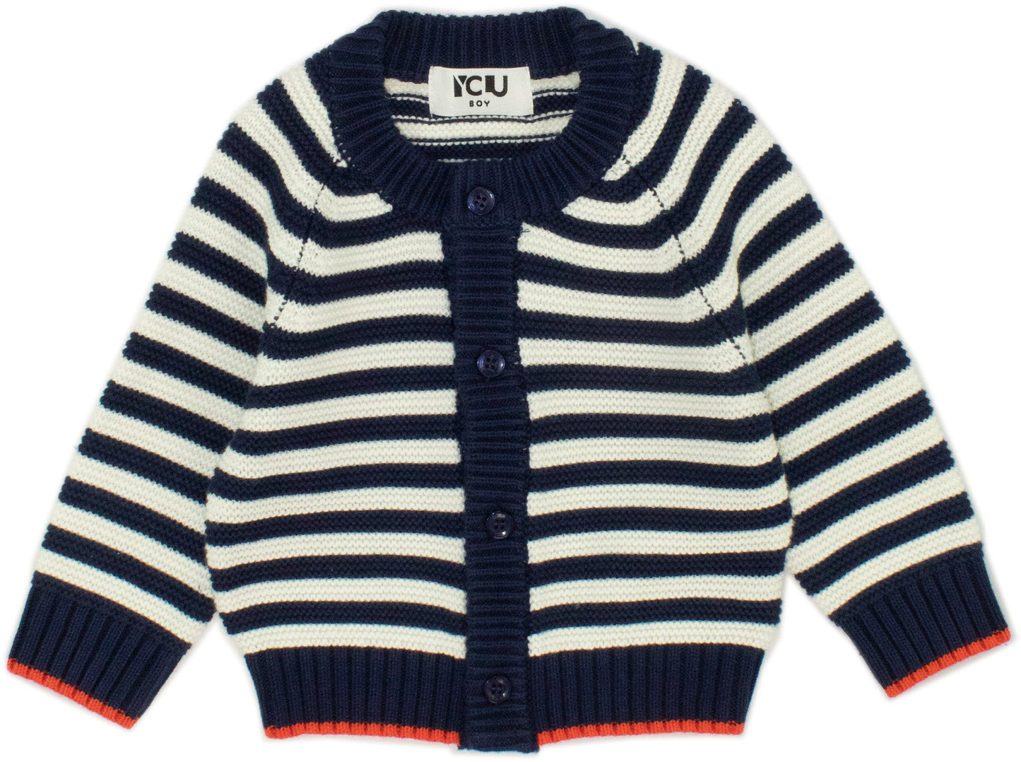 Y-CLU Navy Striped Cardigan BYN12707