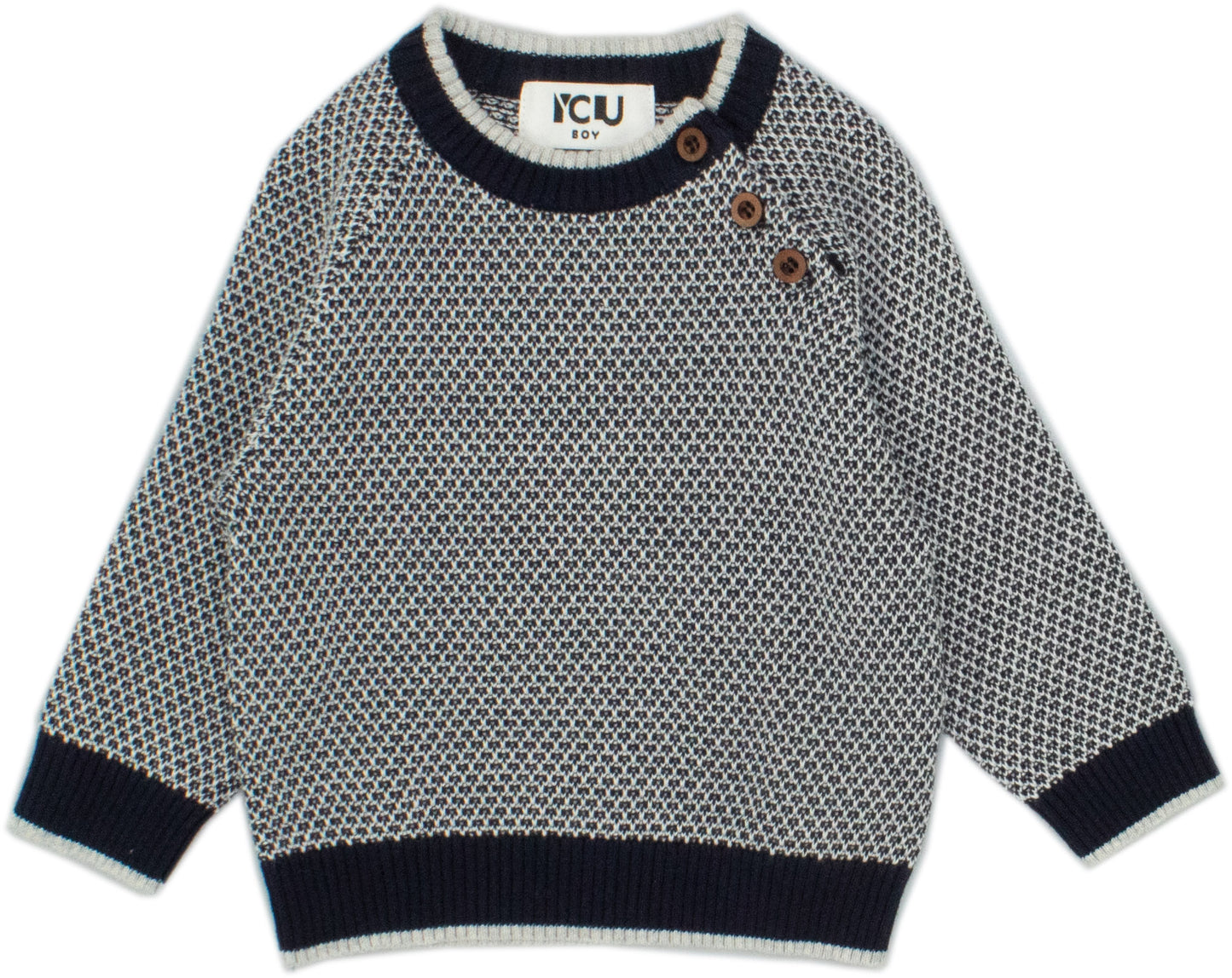 Y-CLU Navy Knit Sweater BYN12752