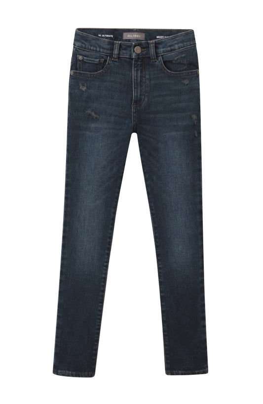 DL1961 Brady Slim Jeans - Cove Distressed 