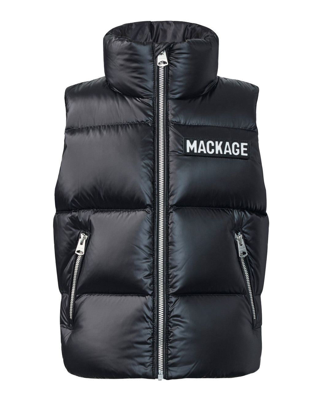 Mackage Kids Black Charlee Puffer Vest (0677558444565)