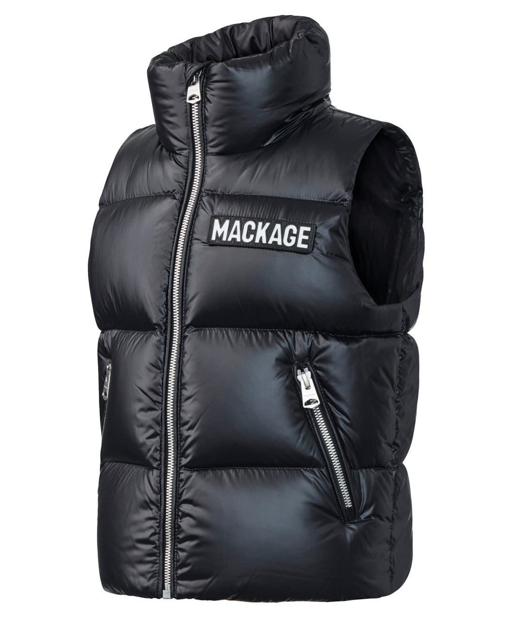 Mackage Kids Black Charlee Puffer Vest (0677558444565)