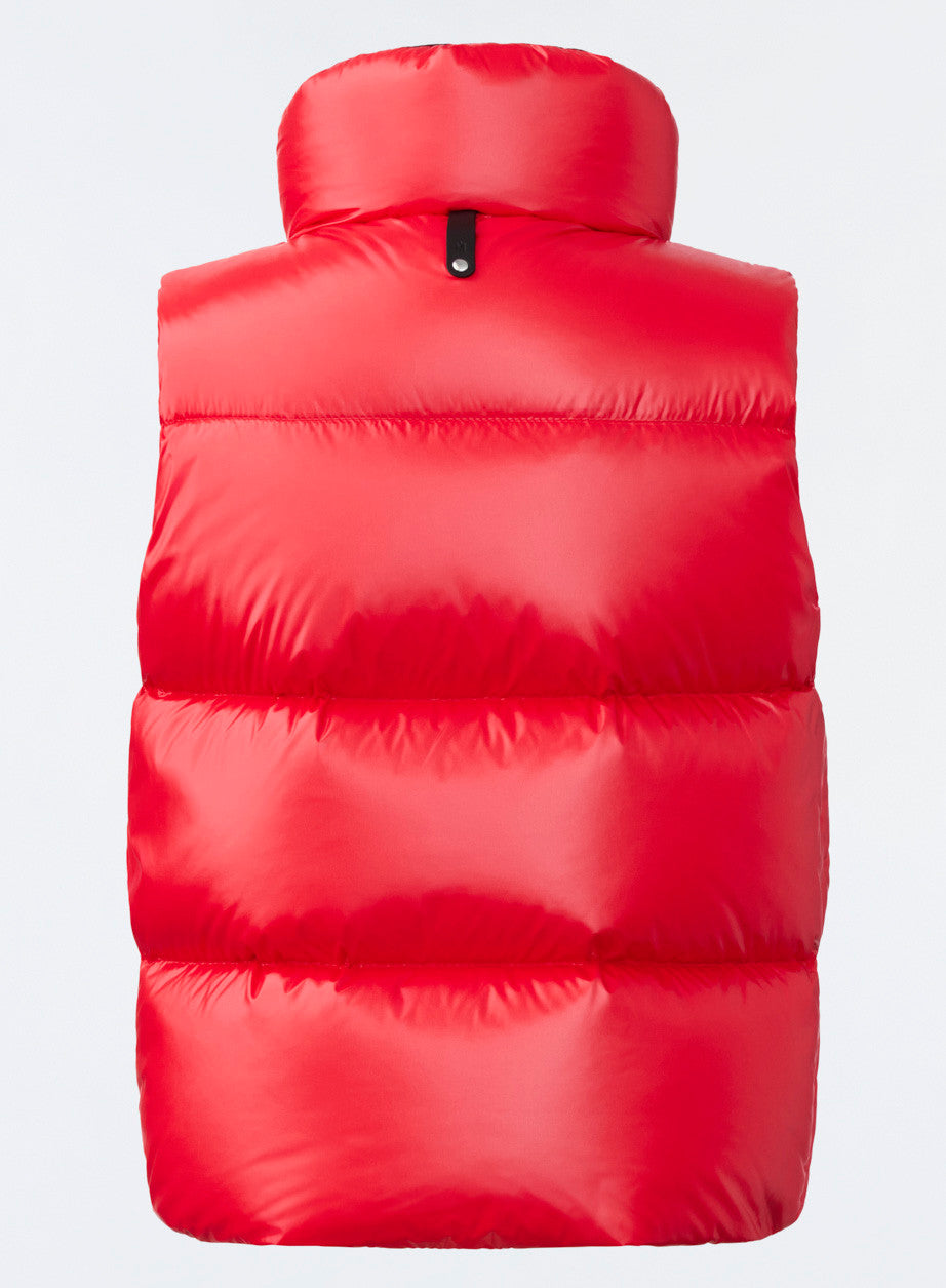 Mackage Kids Red Charlee Puffer Vest (0806155820162)