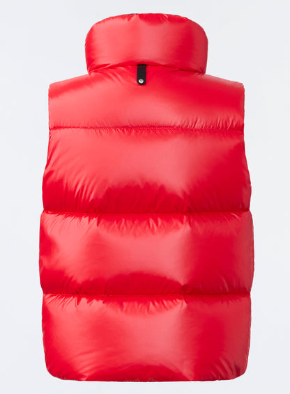 Mackage Kids Red Charlee Puffer Vest (0806155820162)