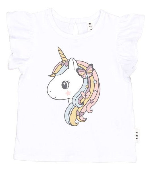 Huxbaby Mystic Unicorn Frill T-Shirt HB2114W24