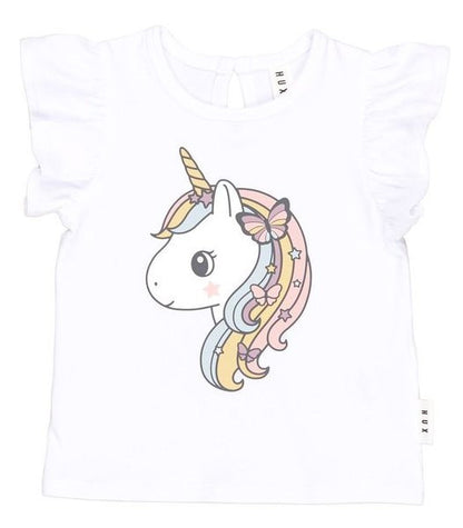 Huxbaby Mystic Unicorn Frill T-Shirt HB2114W24