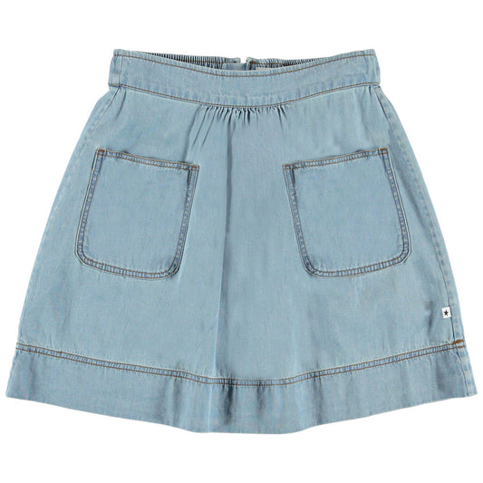 MOLO Bonnie Skirt - Summer Wash Indigo 