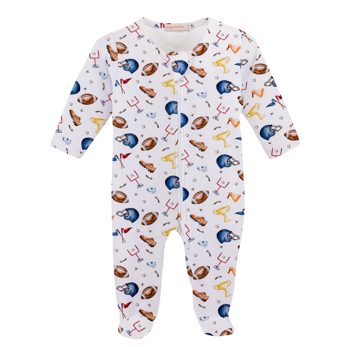 Baby Club Chic Footie - Game Day FOO049400