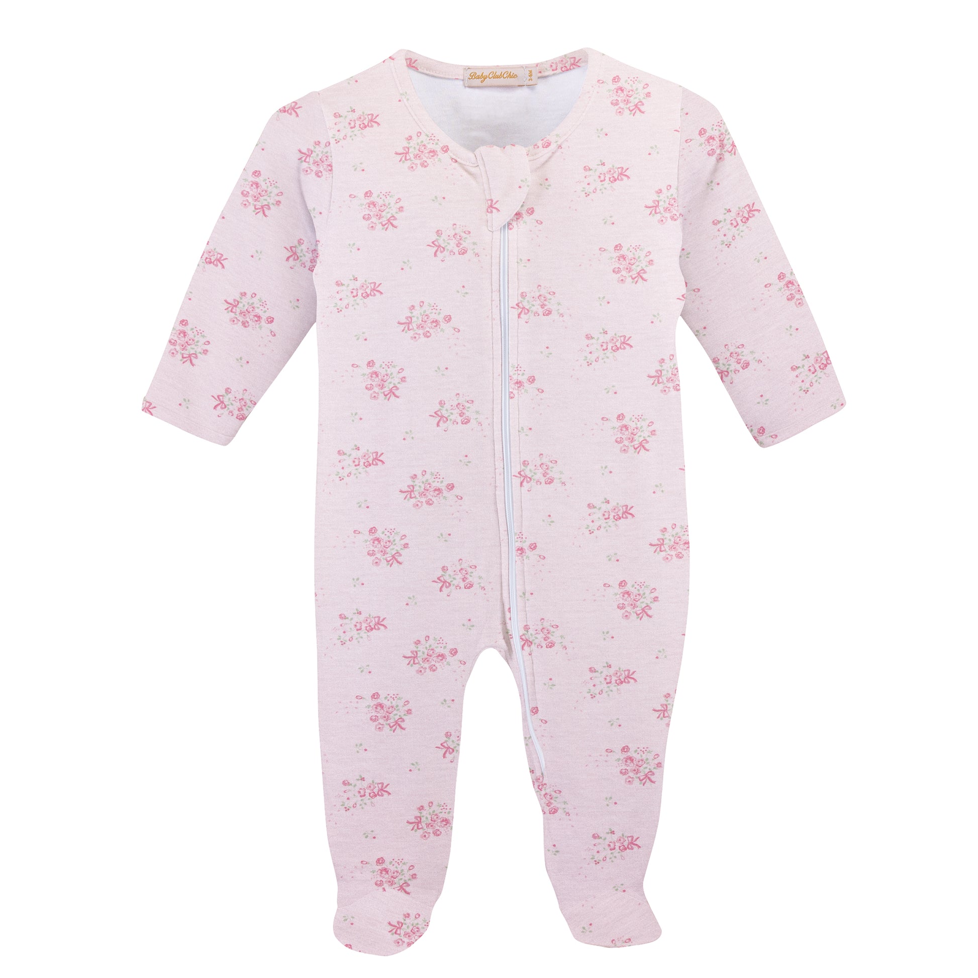 Baby Club Chic Footie - Roses FOO049405