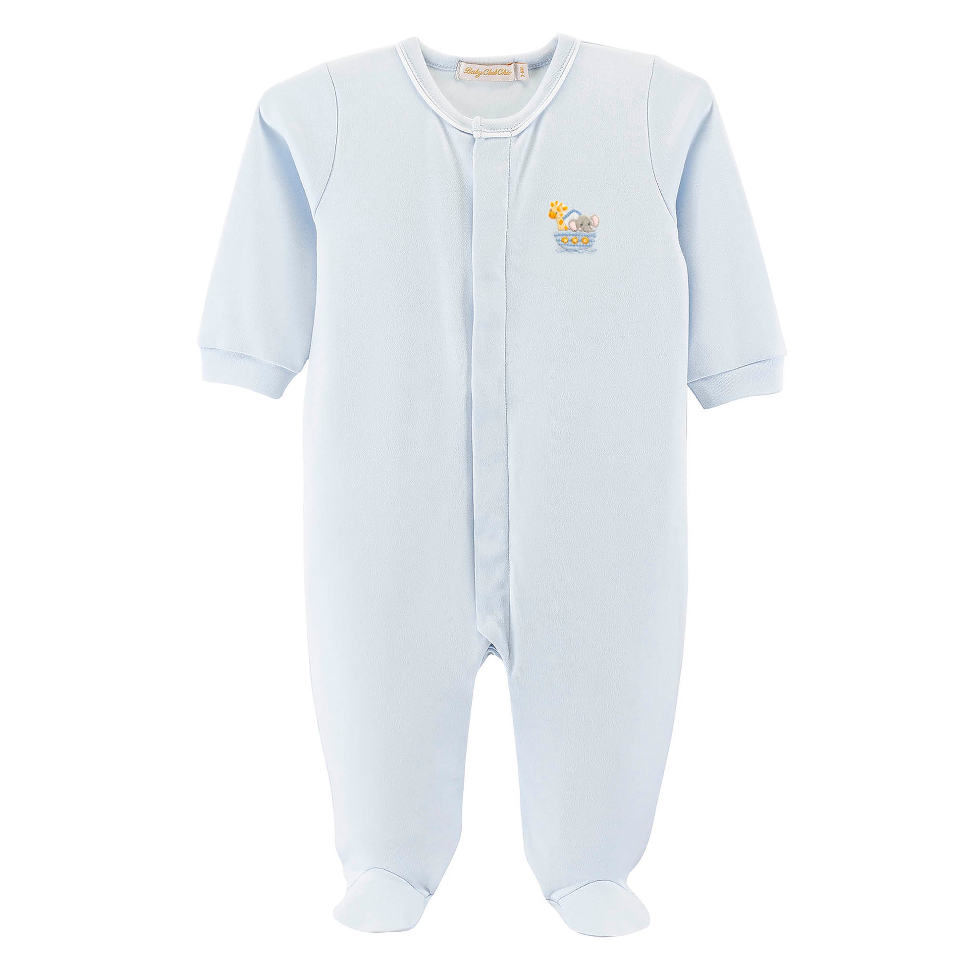 Baby Club Chick Embroidered Footie - Noahs Arc FOO1402152