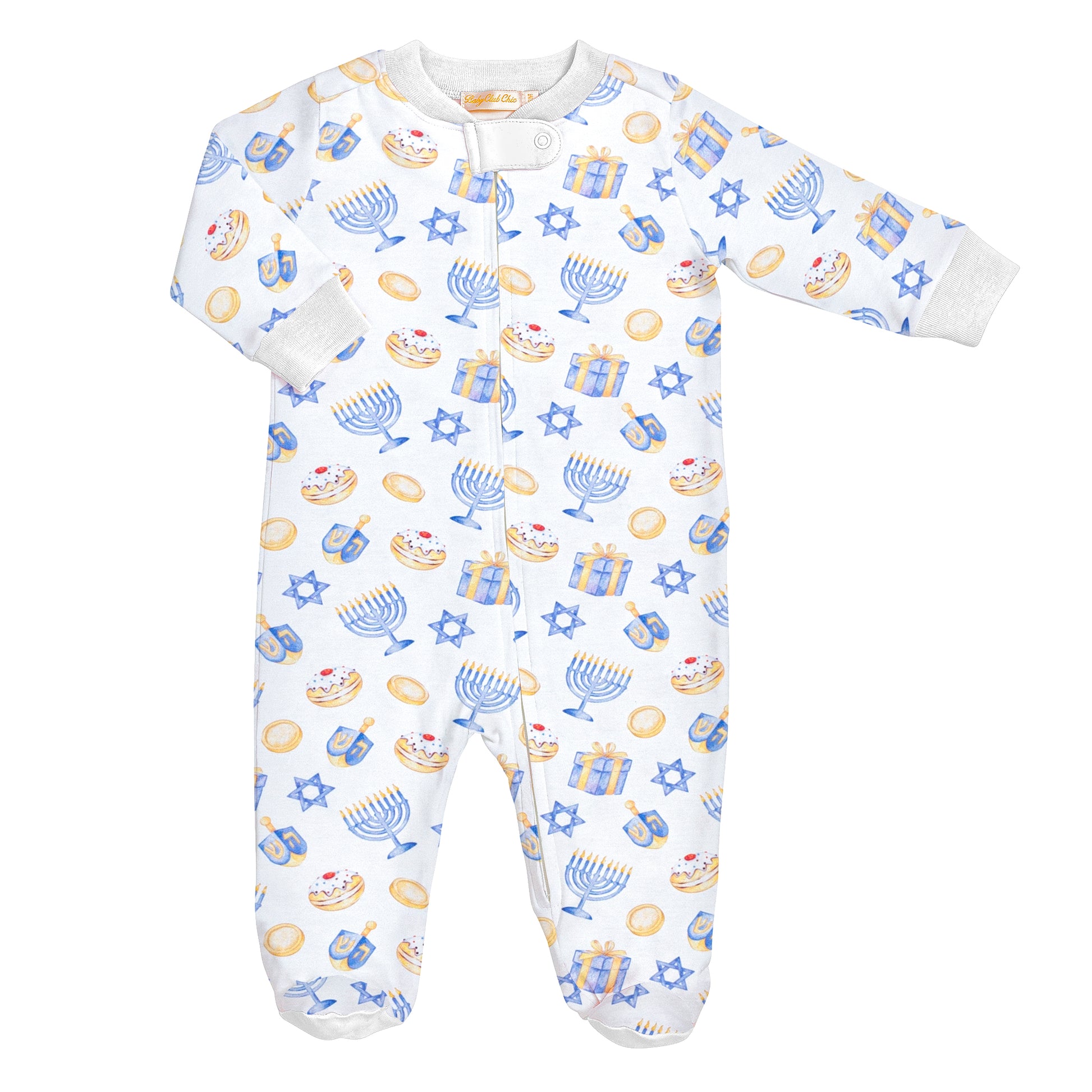 Baby Club Chic Footie - Happy Hannukah FOO21256