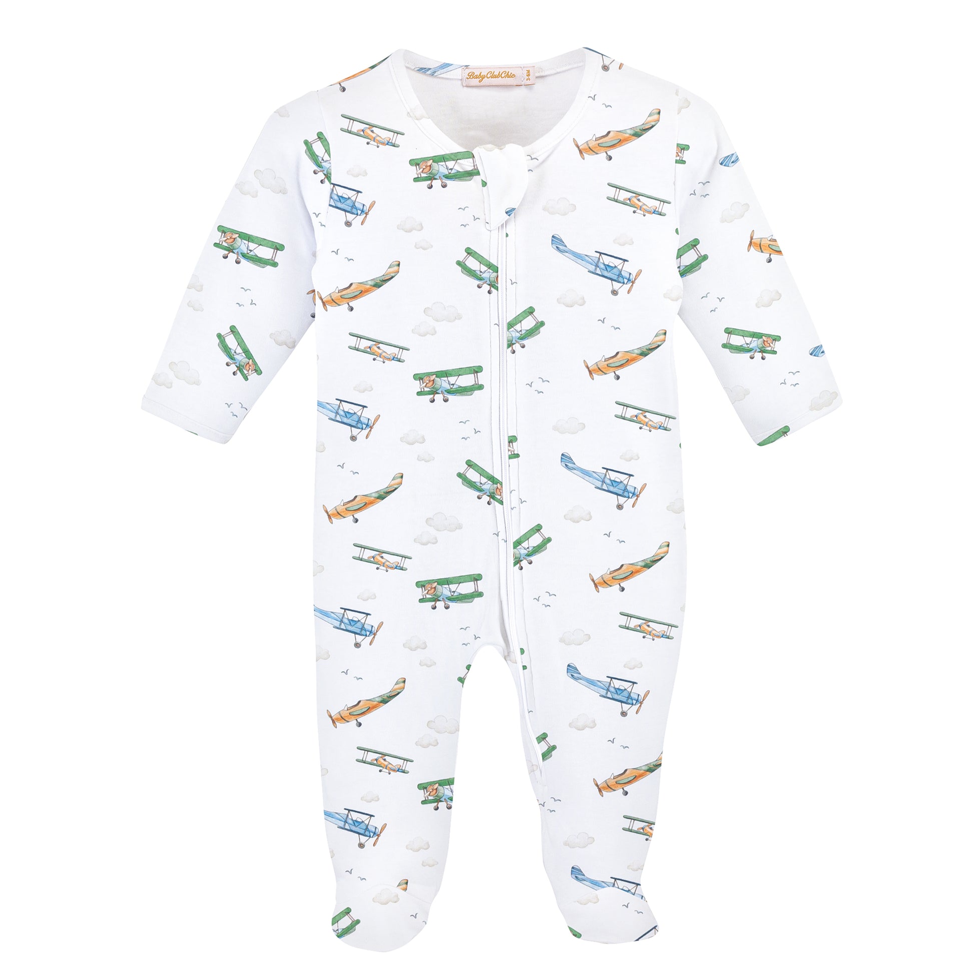 Baby Club Chic Footie - Airplanes FOO049179